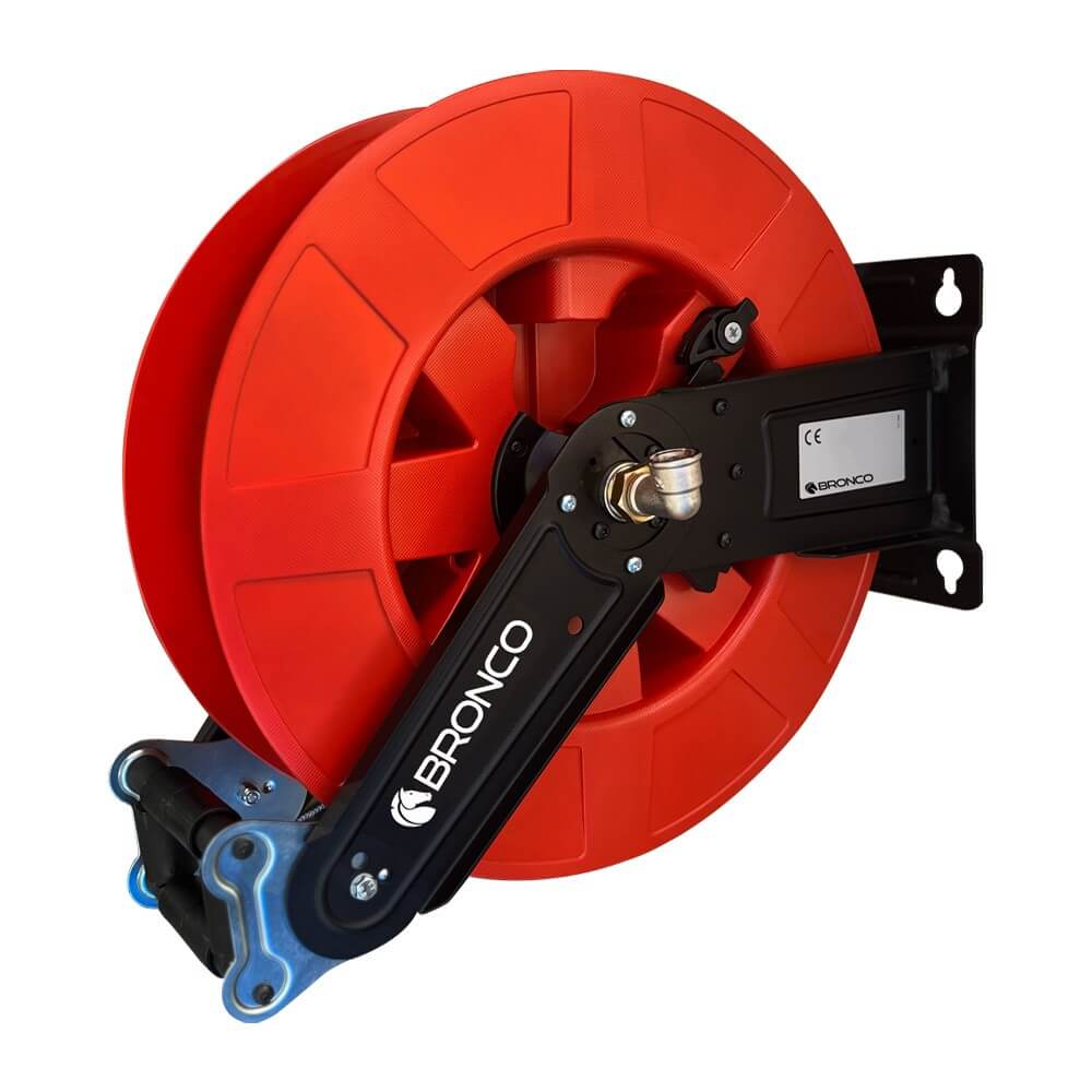 Carrete Retráctil BRONCO 3000 Psi 200 Bar Para Aceite Lubricante Carrete Retráctil BRONCO 3000 Psi 200 Bar Para Aceite Lubricante